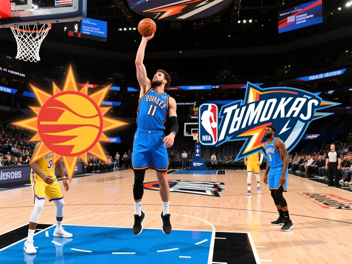 NBA-太阳VS雷霆布克3分一击致命